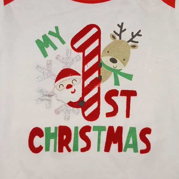 1st Christmas jammies set - Picture 3 of 4
